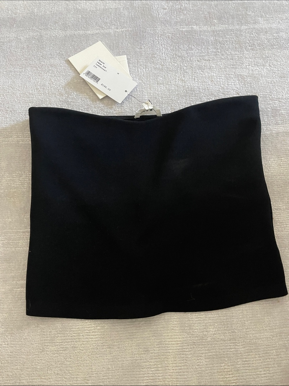 A.L.C. Black Strapless Mini Skirt